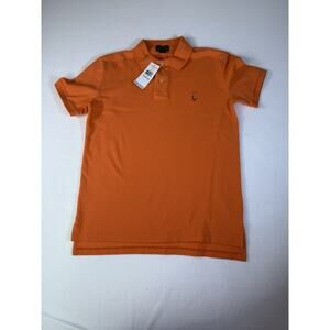 Polo Sport Ralph Lauren Kids Boys Short Sleeve Shirt Size XL Orange Size M 10-12